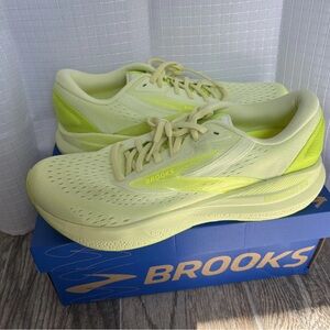 Brooks Adrenaline GTS 24 Lime Green Running Shoes sneakers Mens Size 10.5 NIB